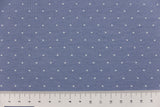 Jersey mit Punkten, rauchblau, 0,5 m