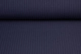 Breiter Rippenjersey, marine, 0,5 m
