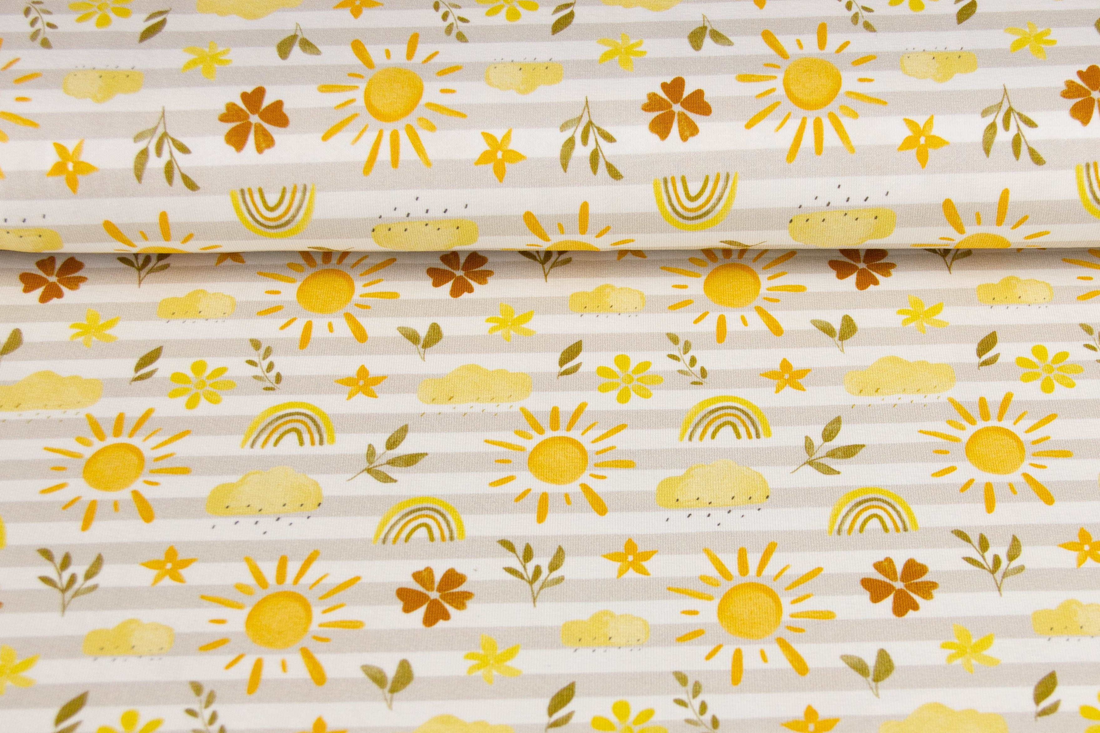 Jersey "Sonne und Regen", Fräulein von Julie, weiß, FVJ-3612, 0,5 m
