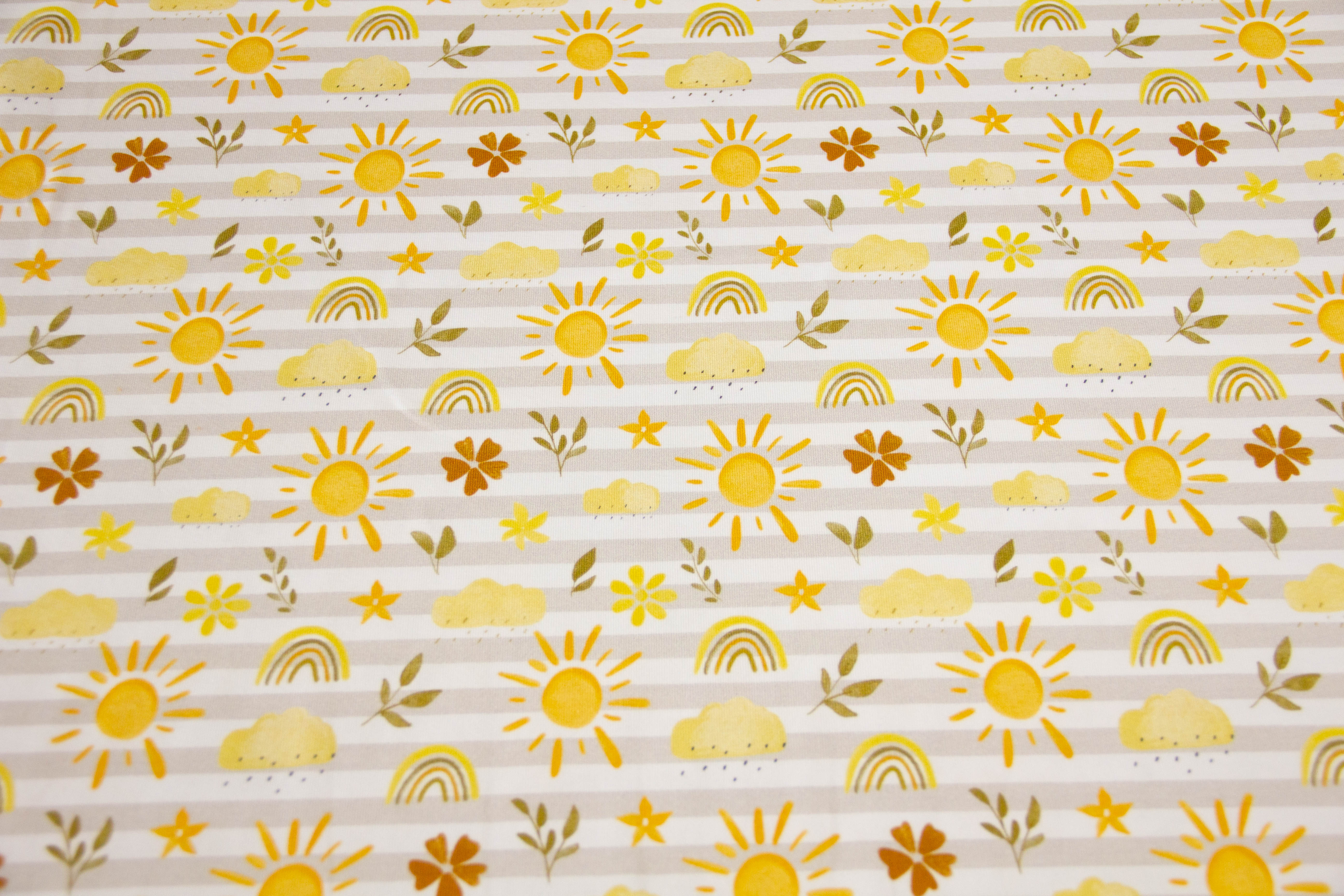 Jersey "Sonne und Regen", Fräulein von Julie, weiß, FVJ-3612, 0,5 m
