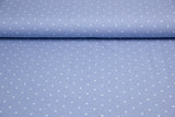 Jersey mit Sternen, basic, rauchblau, 0,5 m