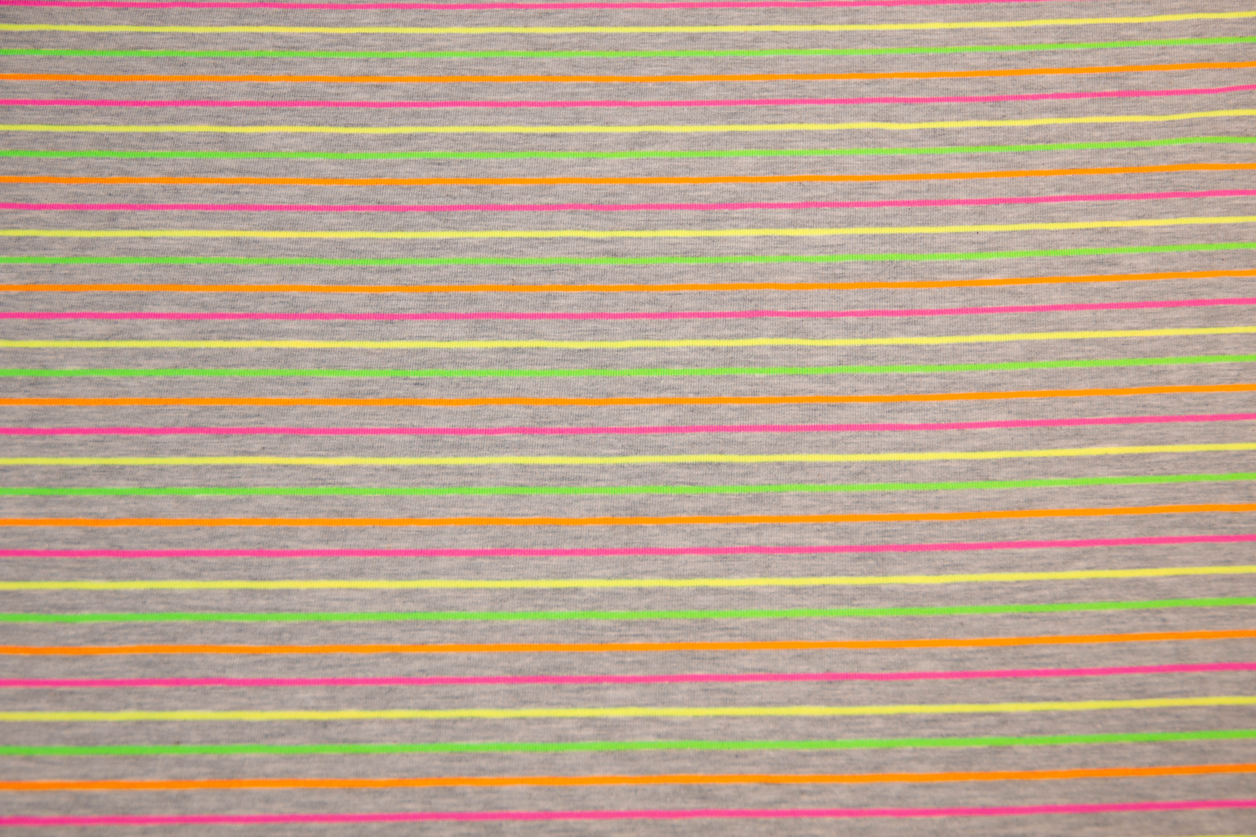 Jersey mit Streifen, neon, 0,5 m