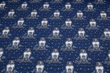 Jersey "Walross", Fräulein von Julie, blau, 0,5 m