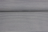 Jersey mit Streifen, weiß, marine, 0,5 m
