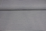 Jersey mit Streifen, weiß, marine, 0,5 m