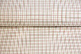 Jersey kariert, rost, grün, 0,5 m