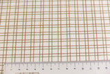 Jersey kariert, rost, grün, 0,5 m