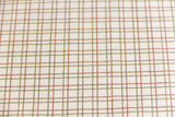 Jersey kariert, rost, grün, 0,5 m