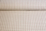 Jersey kariert, rost, grün, 0,5 m