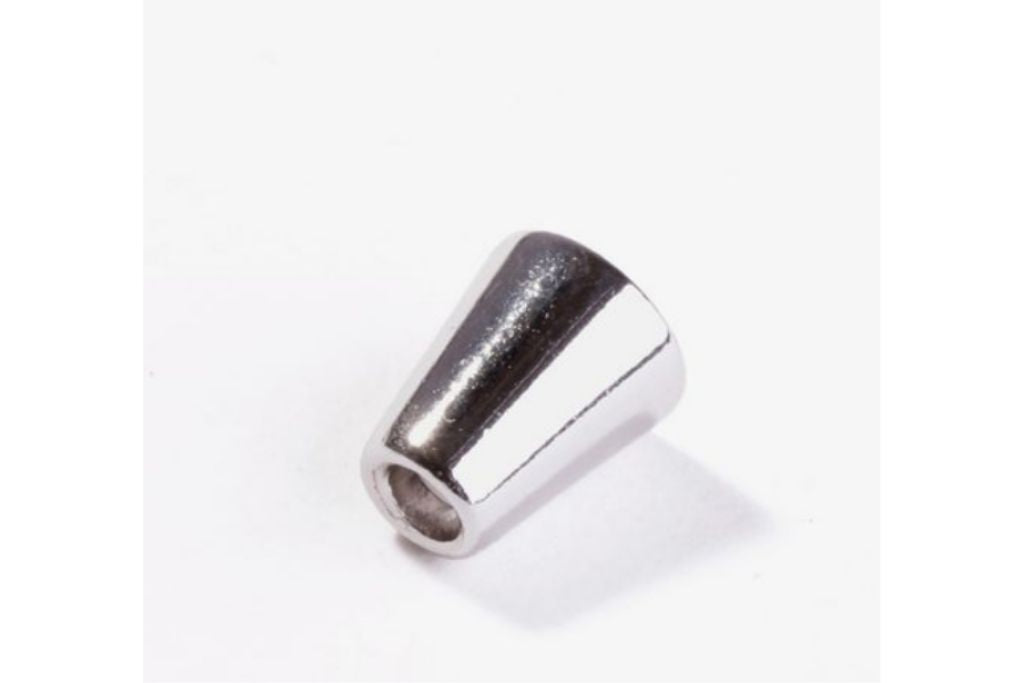 Kordelenden, 4mm, silber, 2 Stück