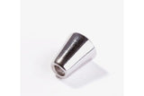 Kordelenden, 4mm, silber, 2 Stück