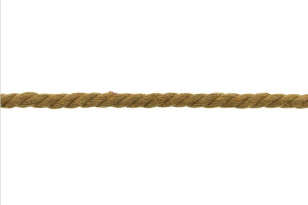 Baumwollkordel, 8 mm, rost, 0,5 m