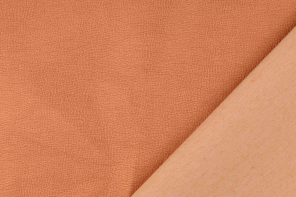 Kunstleder, Lederimitat, metallic, kupfer, 0,5 m