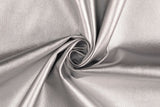 Kunstleder, Lederimitat, metallic, silber, 0,5 m