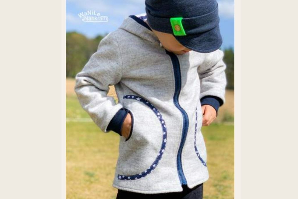 Papierschnittmuster "Lyblingsjacke *klein*" von Lybstes (Gr. 56-122)