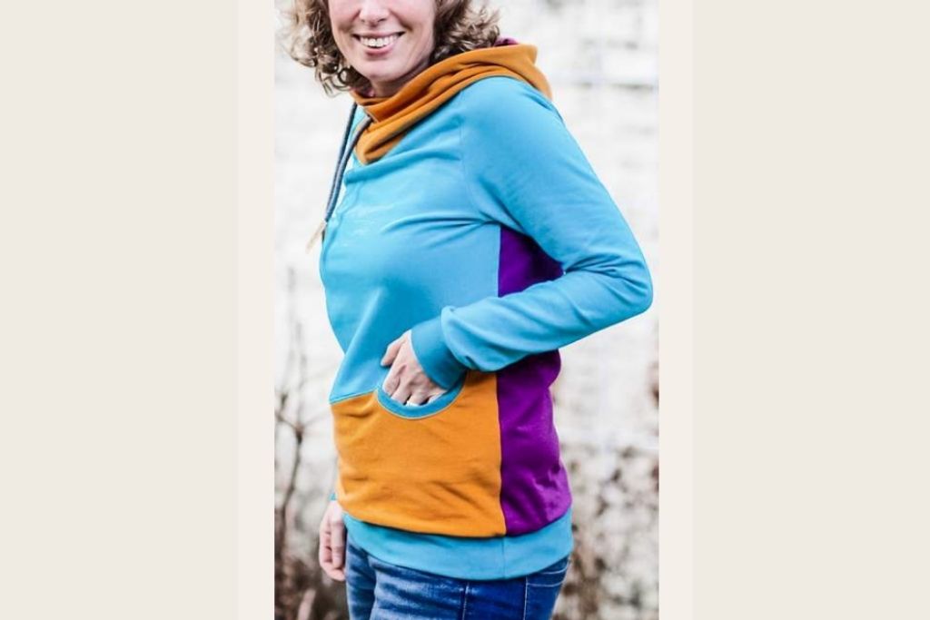 Papierschnittmuster "Mama Hoody" von Lybstes (Gr. S - 3XL)