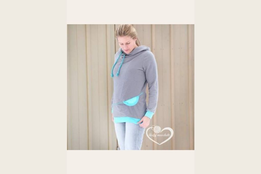 Papierschnittmuster "Mama Hoody" von Lybstes (Gr. S - 3XL)