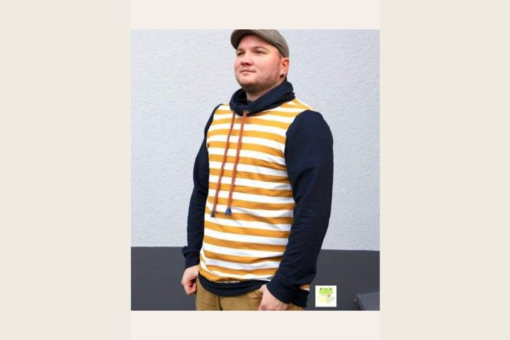 Papierschnittmuster "Männer Hoody" von Lybstes (Gr. XS - 4XL)