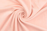 Baumwoll Nicki, uni, rosa, 0,5 m