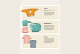 Papierschnittmuster "Oversized Sweater" von Lybstes (Gr. 56-116)