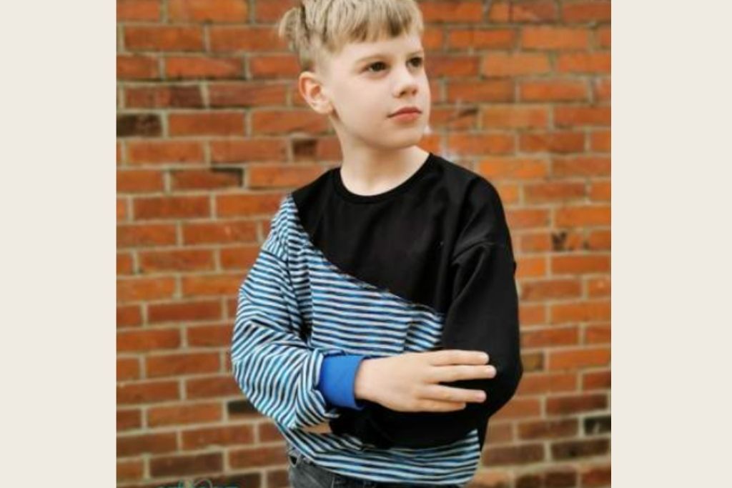 Papierschnittmuster "Oversized Sweater Kids" von Lybstes (Gr. 122-164)