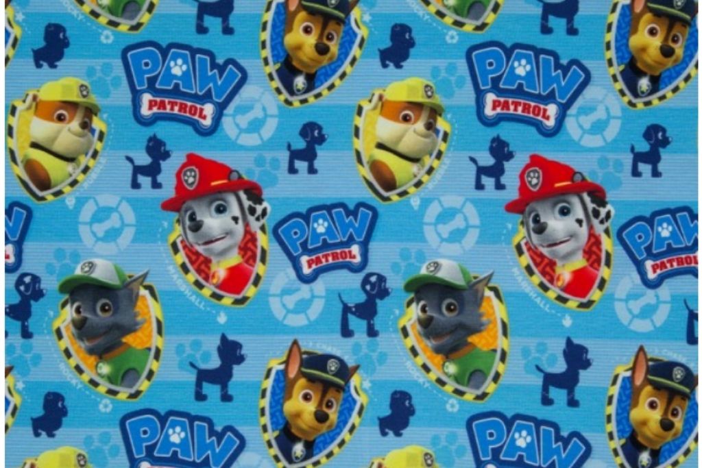Jersey "Paw Patrol", Swafing, hellblau 0,5 m