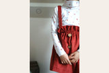 Papierschnittmuster "Paperbag-Rock und Latzkleid" von Lybstes (Gr. 68-128)