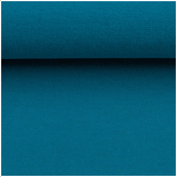 Jersey Basic "Vanessa" by Swafing, uni, petrol, 0,5 m