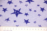Jersey mit Sternen, blau, 0,5 m