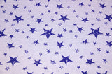 Jersey mit Sternen, blau, 0,5 m