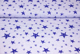 Jersey mit Sternen, blau, 0,5 m