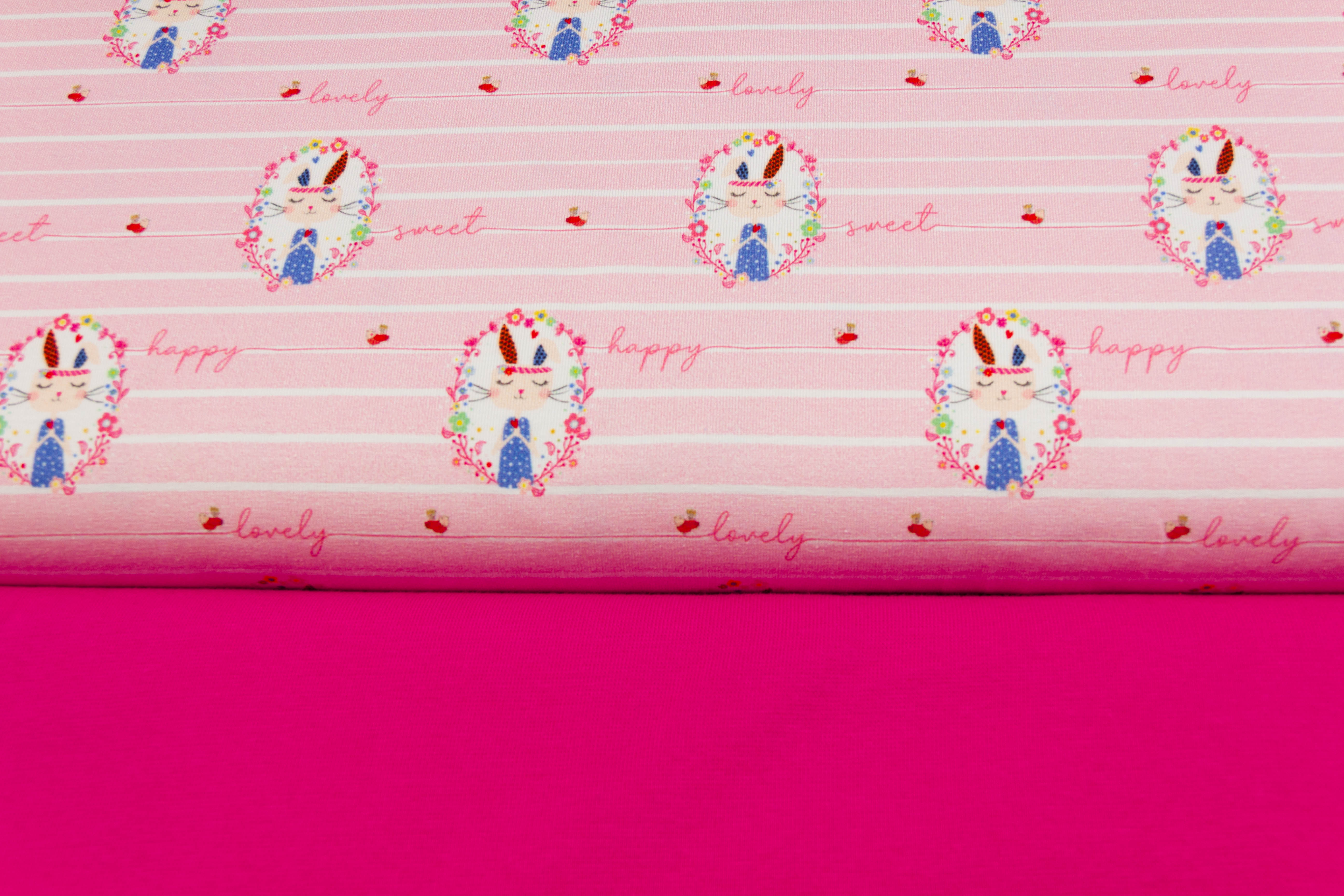 Stoffpaket boho rosa