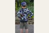 Papierschnittmuster "Sweatjacke" von Lybstes (Gr. 50-146)