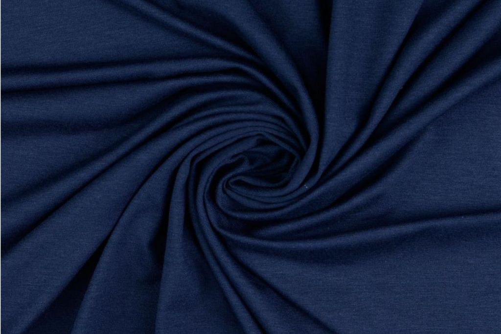 Viskose Jersey uni, marine, 0,5 m