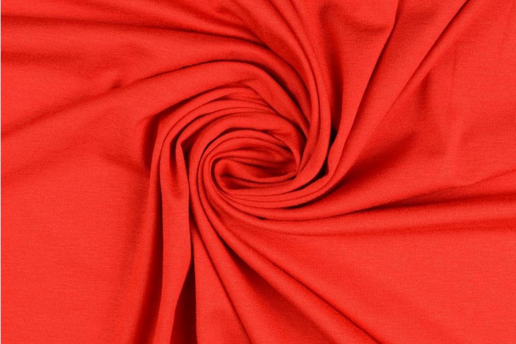 Viskose Jersey uni, rot, 0,5 m