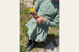 Papierschnittmuster "Volantkleid" von Lybstes (Gr. 92-146)