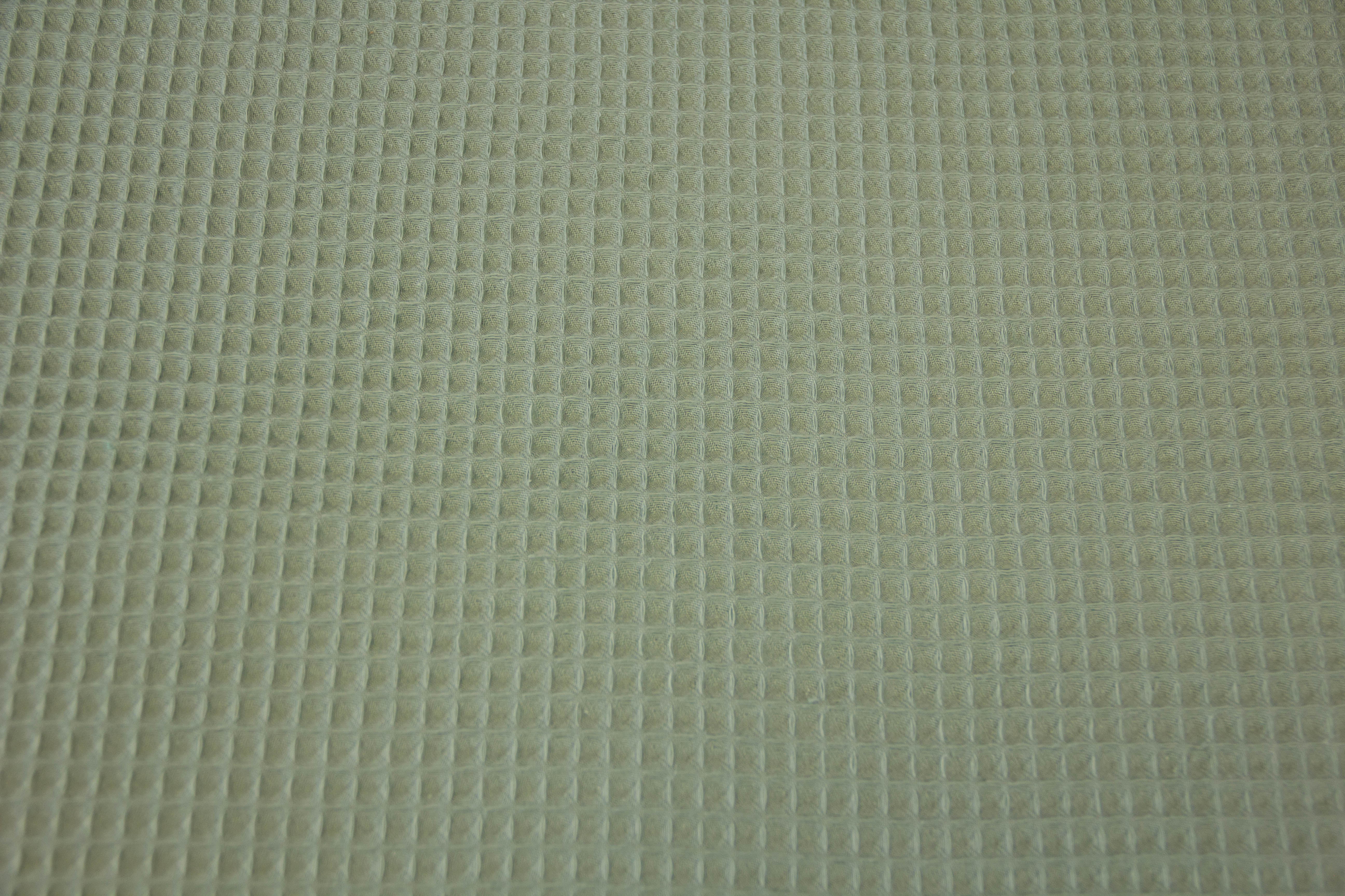 Waffelpiqué, Baumwolle, altgrün, 0,5 m