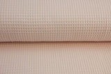 Waffelstoff rosa für Babys