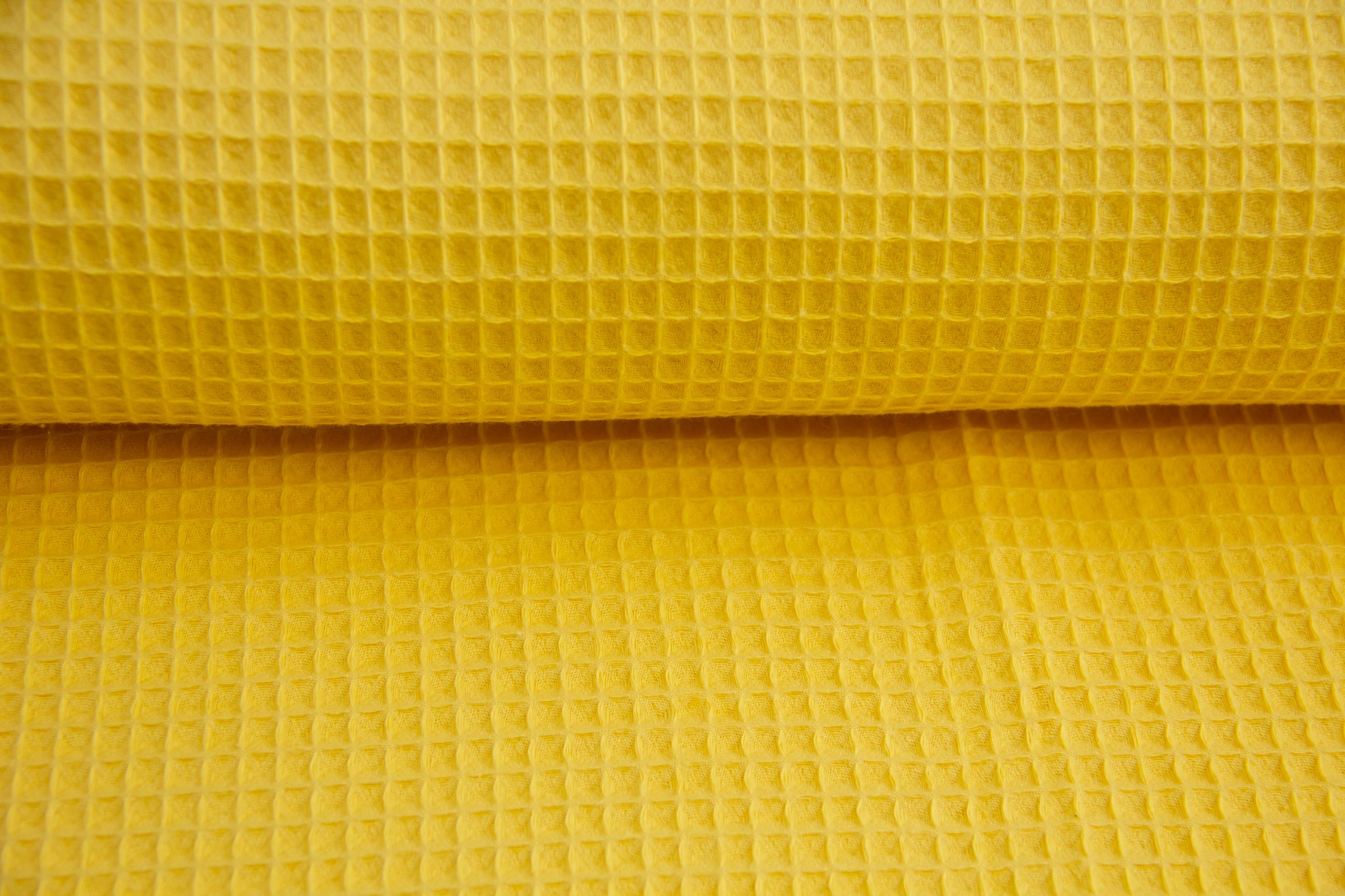 Waffelpiqué pastellgelb