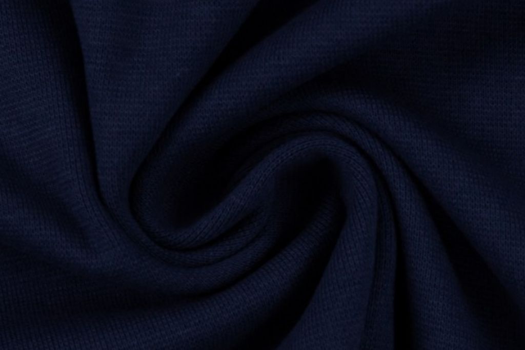Restmenge 27 cm Jersey Basic "Vanessa" by Swafing, uni, dunkelblau