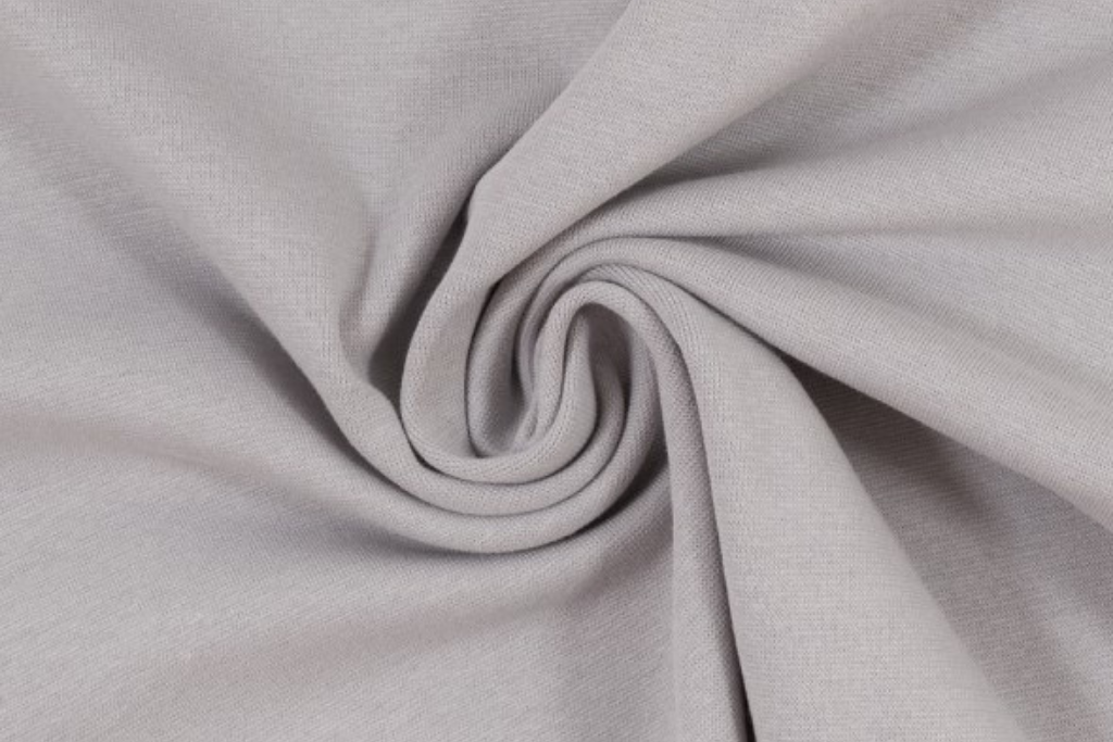 Bündchen "Heike", Strickschlauch, 183, grau, 0,5 m