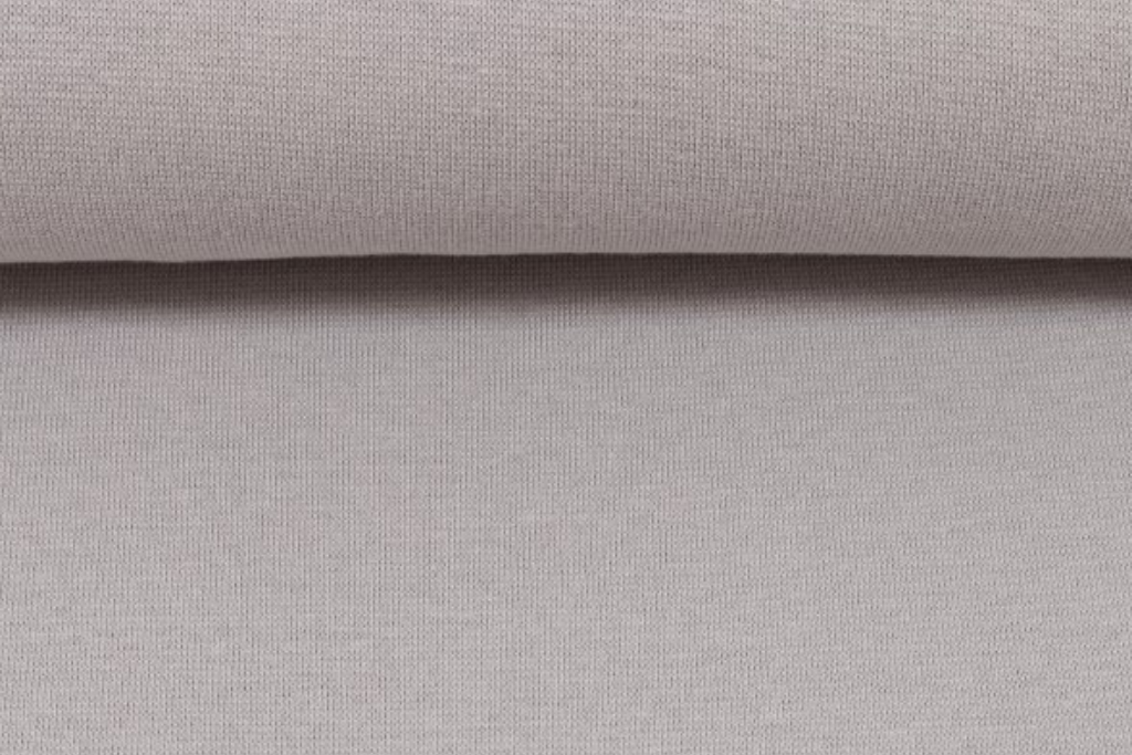 Bündchen "Heike", Strickschlauch, 183, grau, 0,5 m