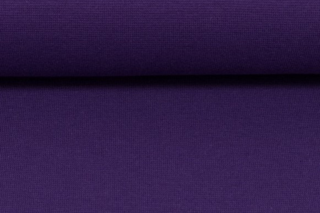 Bündchen "Heike", Strickschlauch, lila, 0,5 m