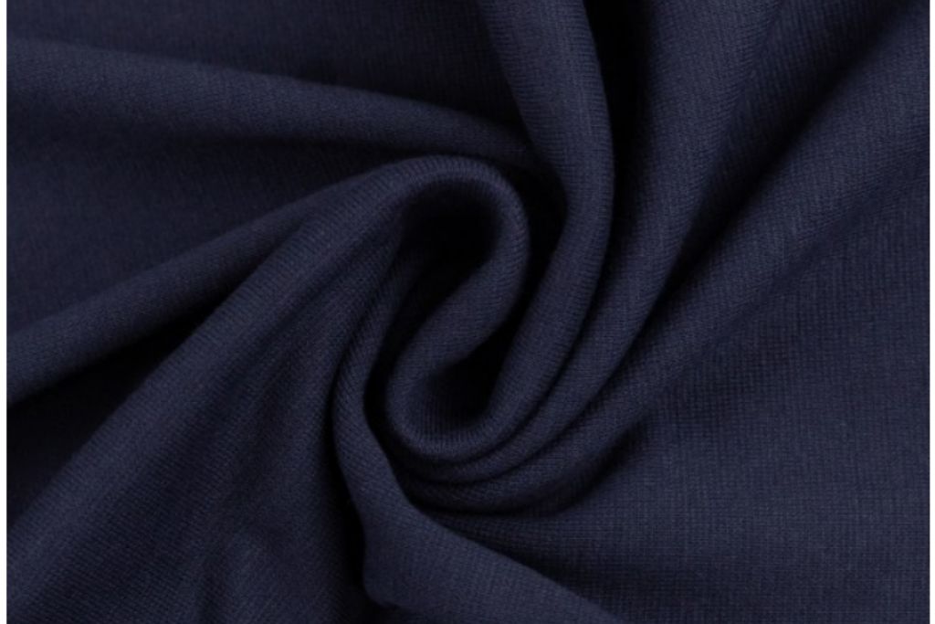 Bündchen "Heike", Strickschlauch, marine, 0,5 m