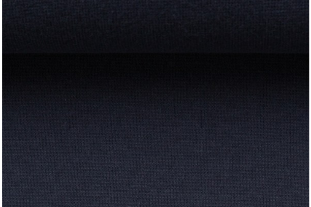 Bündchen "Heike", Strickschlauch, marine, 0,5 m