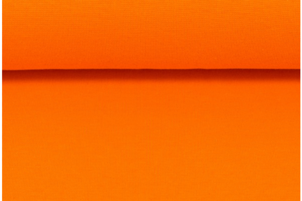 Bündchen "Heike", Strickschlauch, orange, 0,5 m