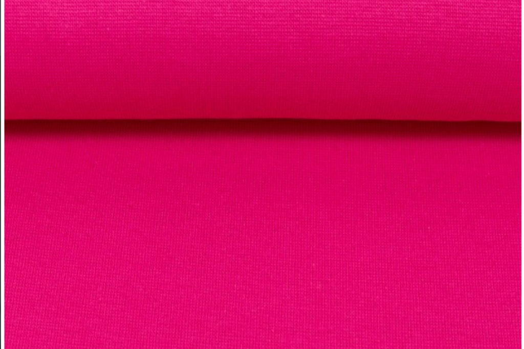 Bündchen "Heike", Strickschlauch, pink, 0,5 m