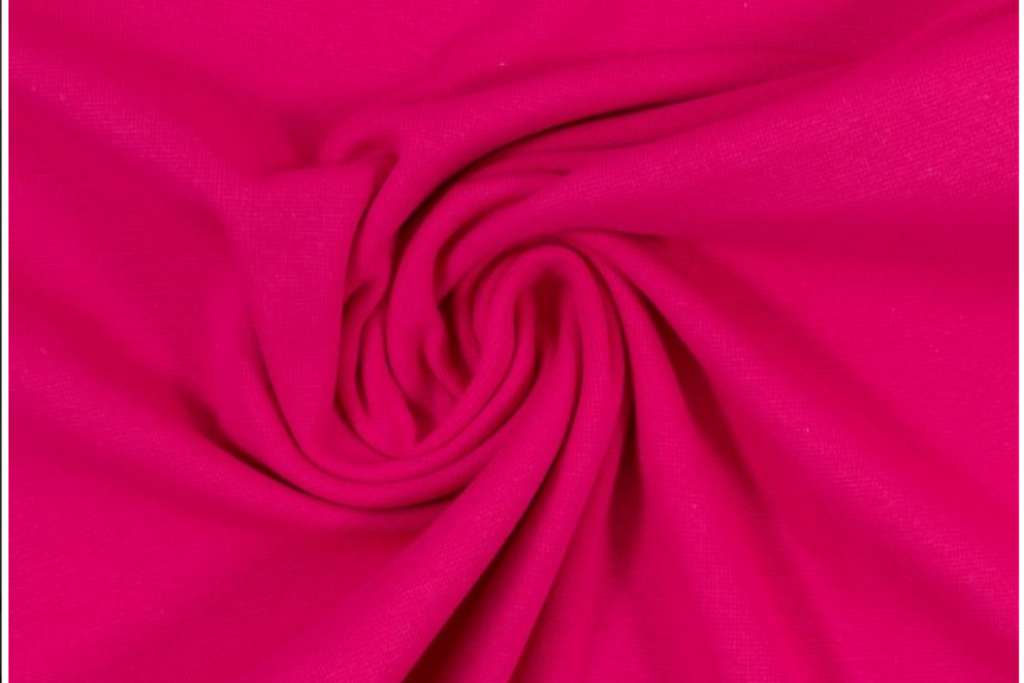 Bündchen "Heike", Strickschlauch, pink, 0,5 m