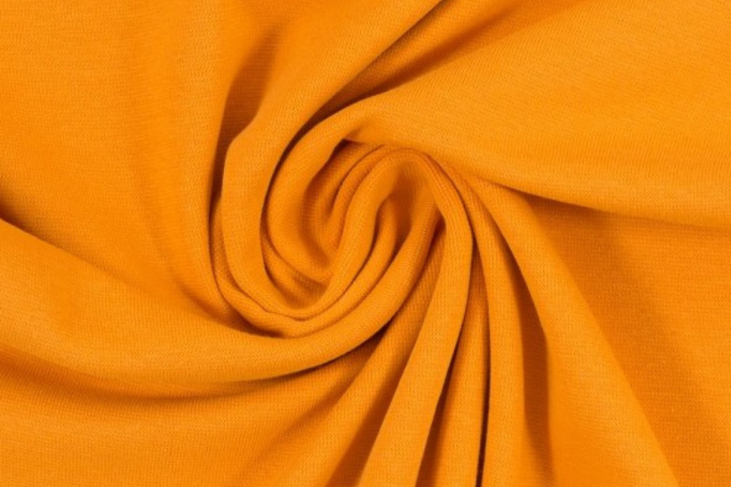 Bündchen "Heike", Strickschlauch, senfgelb, 0,5 m