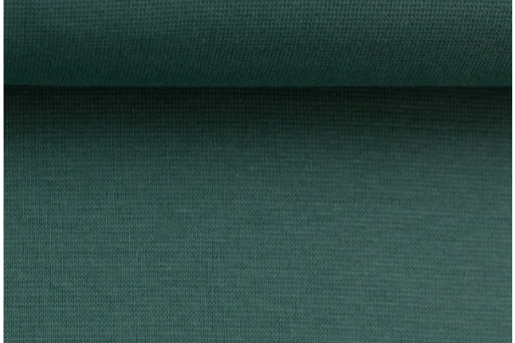 Bündchen "Heike", Strickschlauch, smaragd, 0,5 m